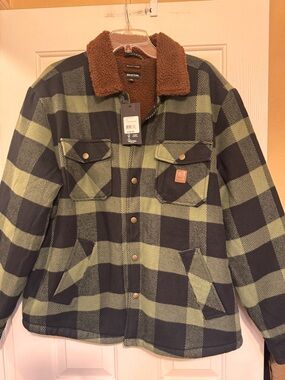 Brixton plaid jacket